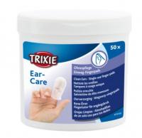 Салфетки-напальчники "TRIXIE" для ухода за ушами, 50 шт. в зоомагазине Лепшы Сябар