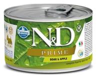 Farmina N&D Prime Dog Adult Mini (кабан, яблоко), 140 г в зоомагазине Лепшы Сябар