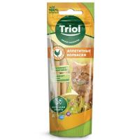 Колбаски аппетитные из курицы с треской, 40 г в зоомагазине Лепшы Сябар