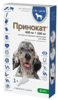 Принокат капли на холку для собак 25-40 кг 1 пипетка 4 мл