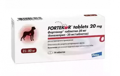 Фортекор, 20 мг, 14 табл
