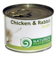 Nature's Protection Puppy (курица, кролик) в зоомагазине Лепшы Сябар