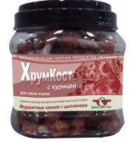 GreenQZin "Миники Хрумкость 2" (фуршетные канапе с цыпленком), 350 г в зоомагазине Лепшы Сябар