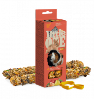 Палочки Little One для морских свинок, кроликов и шиншилл с фруктами, 2х60 г в зоомагазине Лепшы Сябар