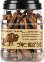 GreenQZin Сушеное говяжье мясо слайсами, 400 г в зоомагазине Лепшы Сябар