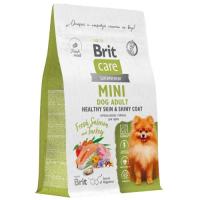 Brit Care Adult Mini Healthy Skin&Shiny Coat (лосось, индейка) в зоомагазине Лепшы Сябар