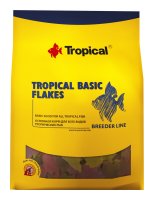    BREEDER LINE TROPICAL BASIC FLAKES (хлопья) основной корм для всех видов тропических рыб в зоомагазине Лепшы Сябар