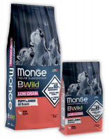 Monge Dog BWild Low Grain Puppy All Breeds (оленина) в зоомагазине Лепшы Сябар