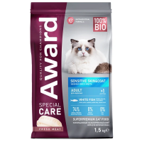 Award Cat Special Care Sensitive Skin&Coat (белая рыба) в зоомагазине Лепшы Сябар