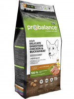 ProBalance Dog Delicate Digestion (курица, гречка) в зоомагазине Лепшы Сябар