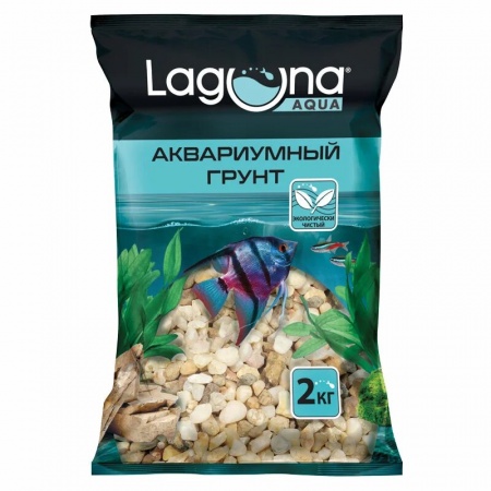 Грунт, 2-4мм (бежевый меланж) в зоомагазине Лепшы Сябар