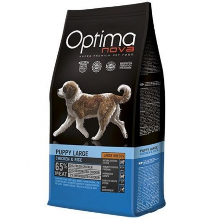 OPTIMA NOVA PUPPY LARGE CHIKEN & RICE (курица, рис) в зоомагазине Лепшы Сябар