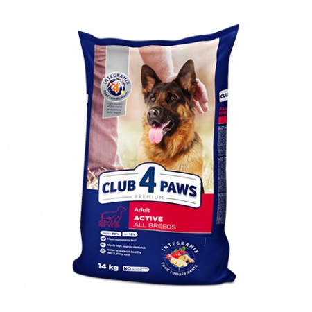 CLUB 4 PAWS PREMIUM "АКТИВ" (курица) в зоомагазине Лепшы Сябар