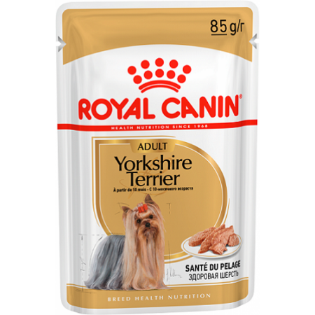 Royal Canin Yorkshire Terrier Adult (паштет), 85 г х 12 шт в зоомагазине Лепшы Сябар