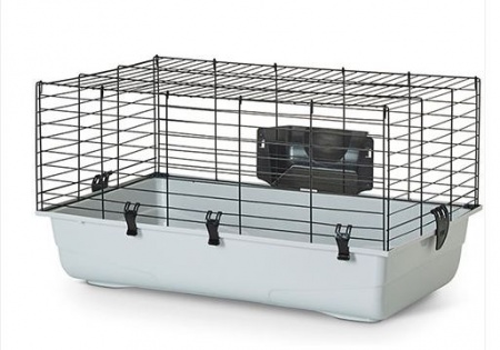 Клетка "SAVIC" для кроликов "Ambiente 120", 118см x 64,5см x 43 см, серый в зоомагазине Лепшы Сябар