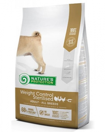 Nature's Protection Weight Control Sterilised (криль) в зоомагазине Лепшы Сябар